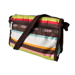 ✨良品✨ レスポートサック ショルダーバッグ レインボーストライプ 