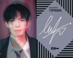 【中古】コレクションカード(男性) ENHYPEN/ヒスン(HEESEUNG)/裏面印刷サイン入り/CD「BORDER ： CARNIVAL(HYPE ver.)」封入特典レンチキュラーカード