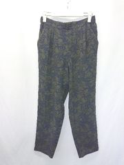 ◇ ⊂ ITEMS URBAN RESEARCH アーバンリサーチ 花柄 タックパンツ サイズF ネイビー カーキ レディース E  【1506110001146】