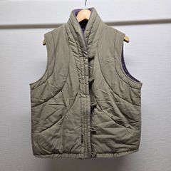 IZZI ダウンベスト アイボリー ヴィンテージ メンズ 古着 M-C-384