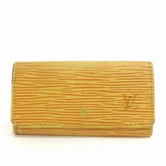 ルイヴィトン LOUIS VUITTON エピ ミュルティクレ4 キーケース 4連 レザー M63829 黄 イエロー 小物