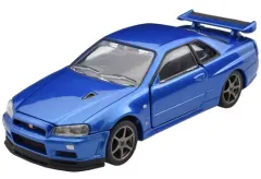【中古】トミカ 1/43 日産 スカイライン GT-R V-SPECII Nur (ベイサイドブルー) 「トミカプレミアム RS」