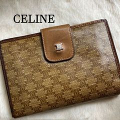 セリーヌ　CELINE　トリンオフ　シルバーロゴ　2つ折り財布