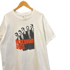 90s ビンテージ RESERVOIR DOGS ムービー プリント Tシャツ XL ホワイト USA製 90年代 ヴィンテージ アメリカ製 レザボアドッグ タランティーノ ムービーT