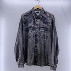 1*1様 レーヨン100%☆ ディーゼル DIESELトロンプルイユ シャツ - メルカリ