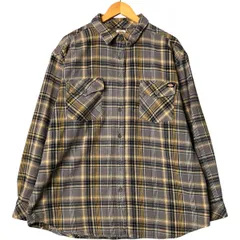 古着 ディッキーズ Dickies 長袖 フランネルチェックシャツ メンズXXL相当/eaa579495