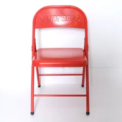 RedサイズSupreme Metal Folding Chair 赤 国内正規品