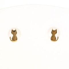 K10PG　ピアス　pierced earrings　総重量約0.2g