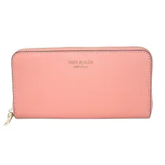 新品 ケイトスペード kate spade 長財布(ラウンドファスナー) ジップ アラウンド コンチネンタル ウォレット ピンク
