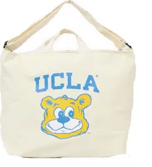 送料無料! UCLA ユーシーエルエー 2WAY キャンバス ショルダーバッグ トートバッグ ナチュラル