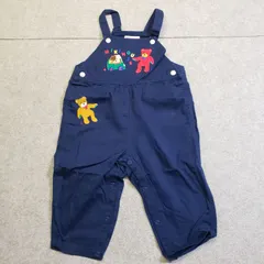 MIKI HOUSE サロペット オーバーオール ネイビー　90 u6958i