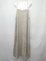 ◇ ⊂ KBF アーバンリサーチ リネン混 ロング キャミソール ワンピース サイズOne グレージュ系 レディース P  【1410230021598】