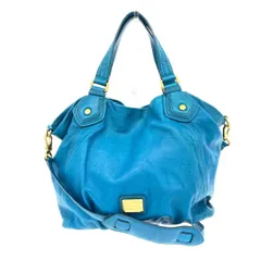 MARC BY MARC JACOBS マークバイマークジェイコブス フランチェスカ クラシックQ 2WAYトートバッグ  M302044 ライトブルー レザー  　240001150994