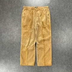 90s Vintage DOCKERS KHAKIS ドッカーズ コーデュロイパンツ スラックス 2タック タック入り キャメル W34 34×30 ビッグサイズ