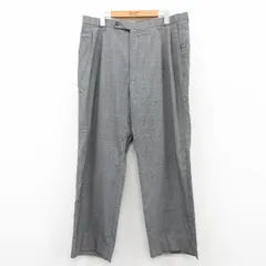 W37/古着 パンツ メンズ 90s 黒他 ブラック チェック 25apr26 中古 ボトムス ロング