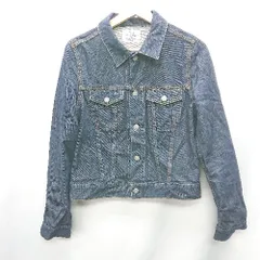 ◇ coen コーエン 長袖 デニムジャケット サイズM インディゴブルー レディース E  【1407180012196】