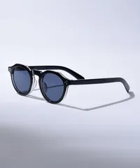 オリバーピープルズスタイル【クラウンパント型】ユニセックスサングラス｜BLACKフレーム × BLACK SMOKEレンズ｜UVカット・ヴィンテージモダン