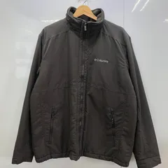 Columbia コロンビア  ジャケット ブルゾン フリースライナー アウター ワンポイント刺繍 オーバーサイズ ビッグサイズ ベトナム製 Lサイズ ダークブラウン