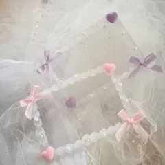 🆕ホイップデコ B7横型 メンカラりぼんハート