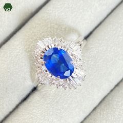 34-09】サファイア ダイヤモンド リング 1.92ct D0.43ct - メルカリ