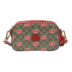 グッチ　GGアップル 　GGスプリーム　クロスボディバッグ　I-000782