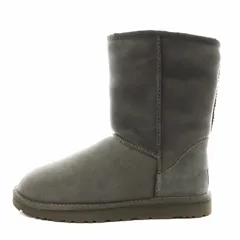 UGG W CLASSIC SHORT 5825 W グレー ムートン ボア UGG アグ ムートンブーツ クラシック ショート 2 WOMENS CLASSIC