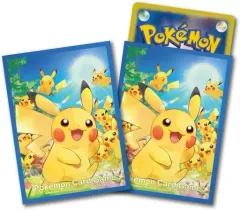 【中古】サプライ ポケモンカードゲーム デッキシールド(スリーブ) ピカチュウ大集合