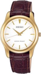 イエローゴールドホワイトバンド:ブラウン牛皮革 セイコーSEIKO 腕時計 SCXP032 メンズ