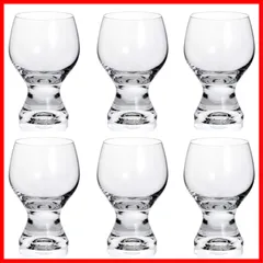 【特売】ボヘミアングラス ガラス ジーナ ワイングラス６個セット