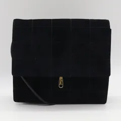 サルバトーレフェラガモ 2WAY スエード ブラック ゴールド金具 レディースショルダーバッグ KRH 2000000 NSK