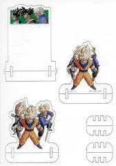 【中古】雑貨 孫悟空＆ベジータ＆トランクス レイヤースタンド 「一番くじ ドラゴンボール VSオムニバスビースト」 H賞