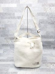 ◇ THE NORTH FACE ザ ノース フェイス WL BUCKET BAG ボア ロゴ ハンド ショルダーバッグ オフホワイト系 レディース P 