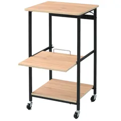 新品未使用箱不良山善アイアンレンジラツクMWIR60(OAK/SBK)