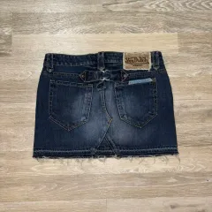 Von Dutch ボンダッチ デニム ミニスカート ビンテージスカート y2k