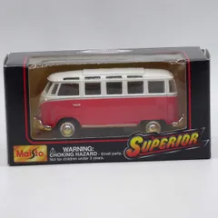 フォルクスワーゲン★Maisto★コレクションメーカーシリーズ★２００１年モデル 楽天市場】ミニカー 1/24 maisto☆VW ワーゲンバス 青色+