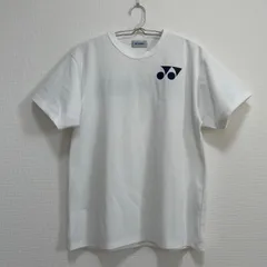 YONEX バドミントンウェア ホワイト ワンポイント 大会 練習 ユニフォーム Sサイズ 無地