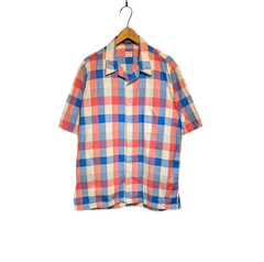 80s〜 BrooksBrothers Imported  Pima Cotton CheckShirt MADEINUSA