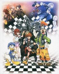 【中古】キャンバスボード・キャンバスアート ビジュアルイラスト(A) ミニキャンバスボード 「一番くじ キングダムハーツ～Second Memory～」 E賞