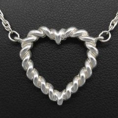 ティファニー Tiffany＆Co. ツイストハート ネックレス レディース シルバーアクセサリー 管理12069