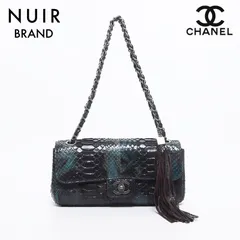 ✨ CHANEL パイソン チェーン ショルダーバッグ✨ シャネル パイソン ショルダーバッグ シャネル パイソン