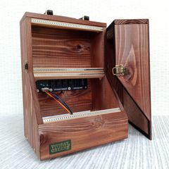 【モジュラーシンセ】6U 84HP Portable Eurorack Wood Case with Power Unit VG-421-P