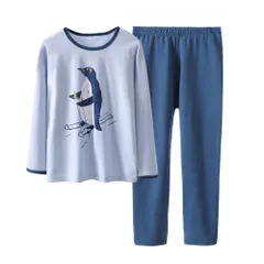 【特価商品】パジャマ キッズ 長袖 ルームウェア 男の子 部屋着 上下セットアップ 綿 肌着 子供服 寝間着 ボーイズ 男児 ジュニア 春夏秋冬 [HahaNice] 通気 柔軟 恐竜 100-160
