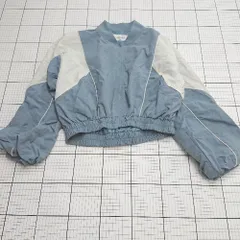 ◇ ⊇ JEANASIS ジーナシス カジュアル 長袖 ナイロンブルゾン サイズF ブルー系 レディース E  【1507280012567】