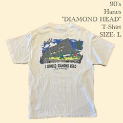 90's Hanes "DIAMOND HEAD" S/S T-Shirt - L