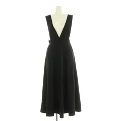 ナチュラルビューティーベーシック NATURAL BEAUTY BASIC ボリュームタックフレアジャンパースカート ロング S ブラック /MY ■OS