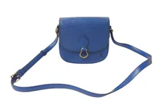 LOUIS VUITTON ルイヴィトン エピ ミニサンクルー ショルダーバッグ M52215 トレドブルー ゴールド金具 良品 中古 4b002876