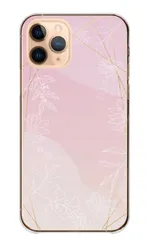 iPhone13Pro Max ケース カバー アイフォン13 プロマックス スマホケース ハードケース 花柄 花 線画 グラデーション おしゃれ オシャレ エレガント 大人女子 カラー03