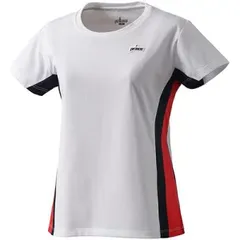 【新品】【Sサイズのみ】prince（プリンス）半袖 テニス ウェア レディース・ウィメンズ ゲームシャツ ホワイト　WS2054-146-S