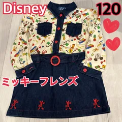 Disney ディズニーリゾート ワンピース デニム ミッキー ミニー 120