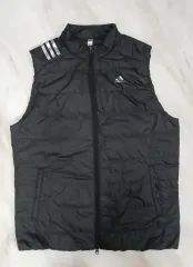 80s adidas アディダス ダウンベスト メンズ L相当 中古・古着通販】adidas (アディダス) ダウンベスト ブラック